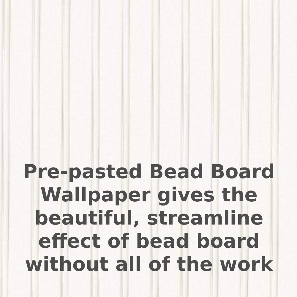 Bead Board Wallpaper dimensions and specifications